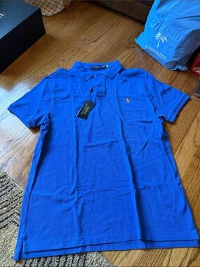 NEW Polo by Ralph Lauren Men’s Short-Sleeve Polo Shirt - Lg slim fit